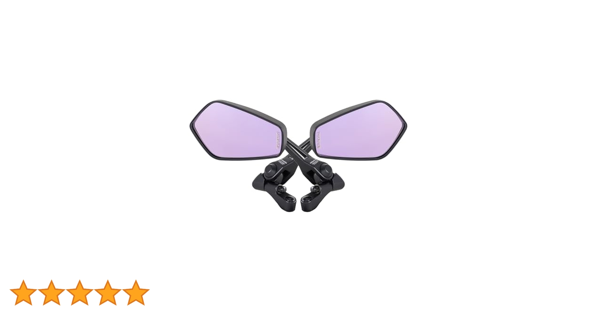 Tanax AOS3-BB Motorcycle Mirror, Napoleon Shark Mirror 3
